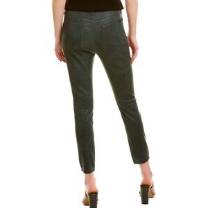 7 For All Mankind
High-Waist Skinny Green Python Print Ankle Cut Jean